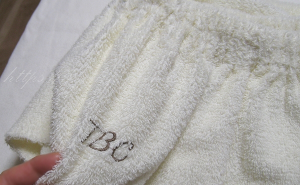 タオルの施術着