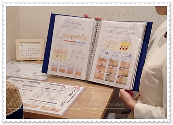 TBC脱毛カウンセリング